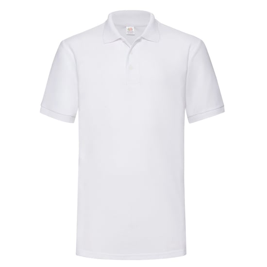 Fruit of the Loom Heren Pique Zwaar Poloshirt (Wit) - Image 1