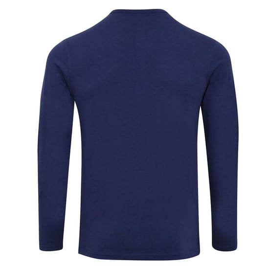 Premier Heren Long John met opgerolde mouwen T-Shirt (Indigo) - Image 2