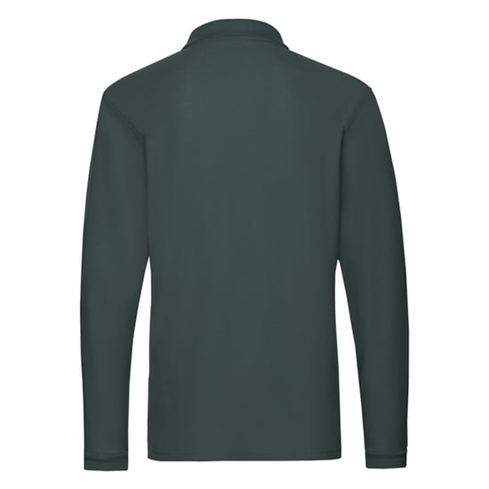 Fruit of the Loom Heren Premium poloshirt met lange mouwen (Bosgroen) - Image 2