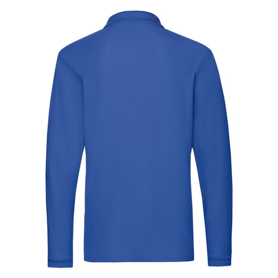 Fruit of the Loom Heren Premium poloshirt met lange mouwen (Koningsblauw) - Image 2