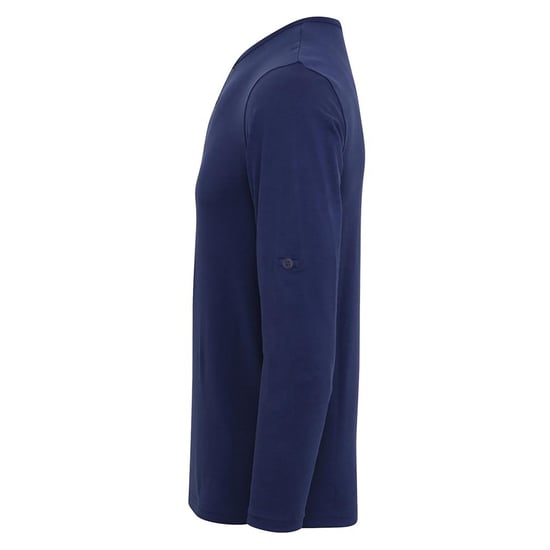 Premier Heren Long John met opgerolde mouwen T-Shirt (Indigo) - Image 3