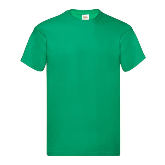 Fruit of the Loom Unisex Origineel Katoenen T-shirt voor volwassenen (Kelly Groen) - Image 1