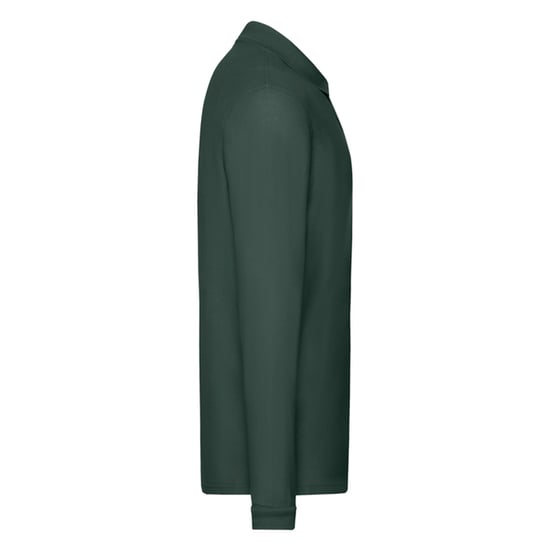 Fruit of the Loom Heren Premium poloshirt met lange mouwen (Bosgroen) - Image 3