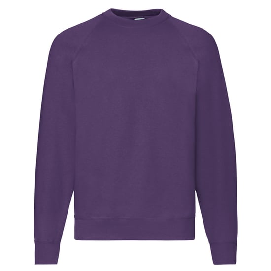 Fruit of the Loom Uniseks Klassiek Raglan Sweatshirt voor volwassenen (Paars) - Image 1
