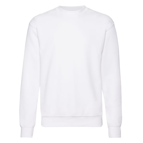 Fruit of the Loom Uniseks Klassiek Effen Sweatshirt voor volwassenen (Wit) - Image 1