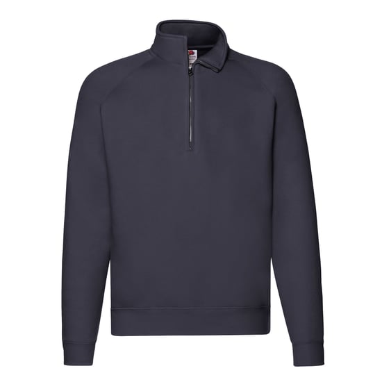 Fruit of the Loom Unisex Premium Sweatshirt met Kwart Ritssluiting voor Volwassenen (Deep Navy) - Image 1
