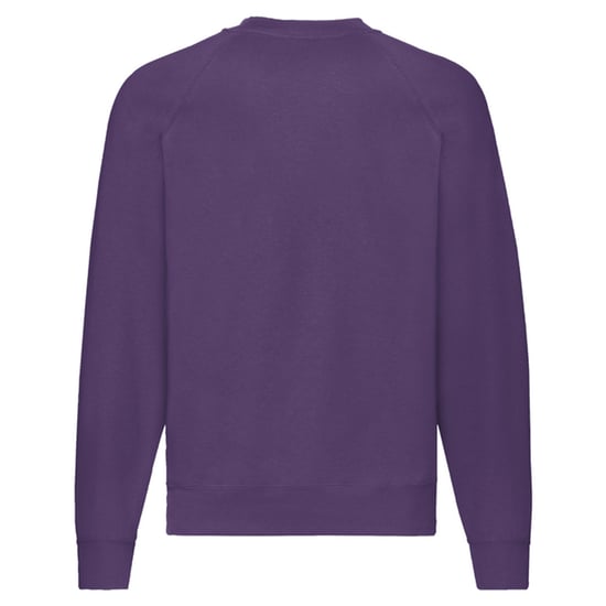 Fruit of the Loom Uniseks Klassiek Raglan Sweatshirt voor volwassenen (Paars) - Image 2
