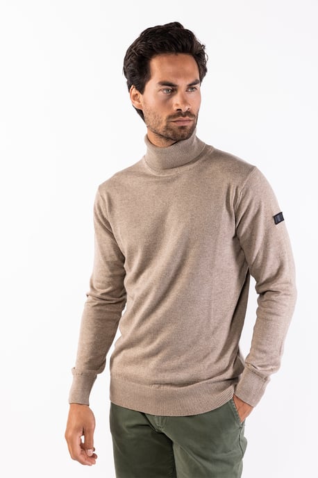 Presly & Sun Trui Keith Turtle Neck Pullover Beige - Image 2