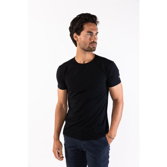 Presly & Sun Tee SS James O-Neck Zwart - Image 3