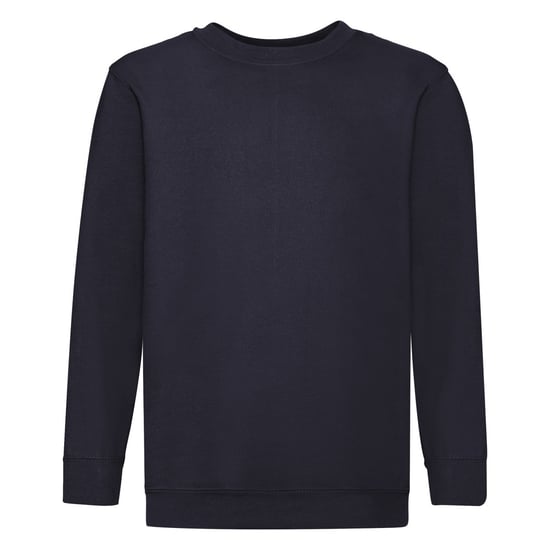 Fruit of the Loom Kinder/Kids Klassiek Sweatshirt met Inzet (Deep Navy) - Image 1