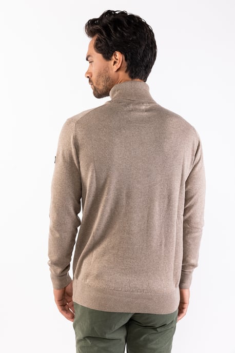 Presly & Sun Trui Keith Turtle Neck Pullover Beige - Image 3