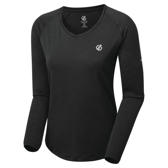 Dare 2B Dames/dames Discern T-shirt met lange mouwen (Zwart) - Image 1