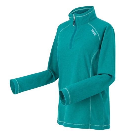 Regatta - Geweldige Outdoor Dames Montes Half Zip Fleece Top (Exotisch Pruim/Golfstroom) - Image 3