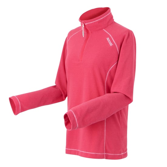 Regatta - Geweldige Outdoor Dames Montes Half Zip Fleece Top (Pop/Framboos Rimpeling) - Image 3