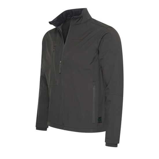 Cappuccino Italia Outdoorjas Softshell Zip Jacket Black Zwart - Image 3