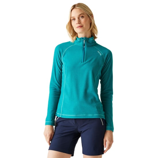 Regatta - Geweldige Outdoor Dames Montes Half Zip Fleece Top (Exotisch Pruim/Golfstroom) - Image 4