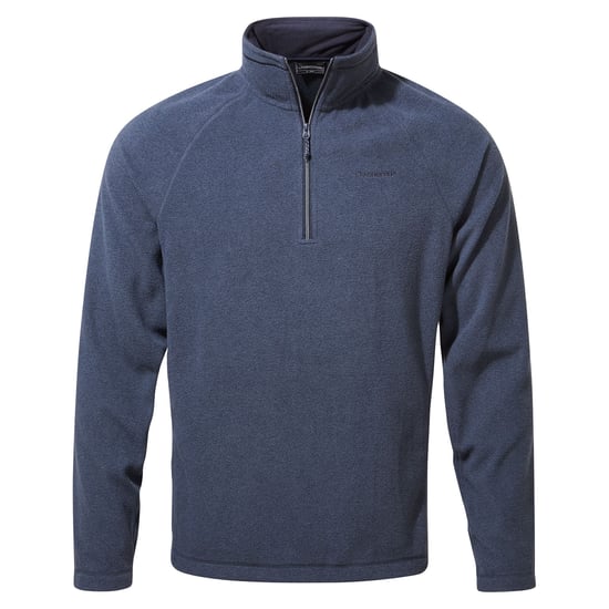 Craghoppers Heren Corey VI Half Zip Fleece Top (Marine Marl) - Image 1