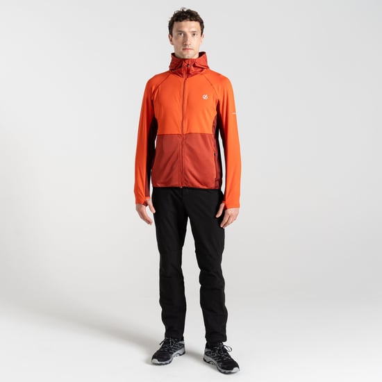 Dare 2B Heren Assimlilate II Core Stretch Midlayer (Kaneel/Syrah Rood) - Image 3