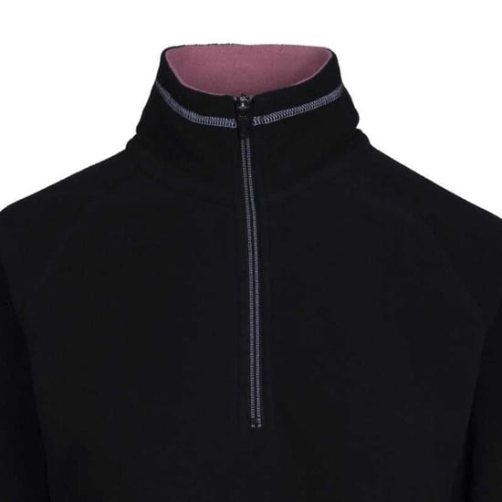 Trespass - Dames Skylar Fleece Top (Zwart/Licht Moerbei) - Image 4