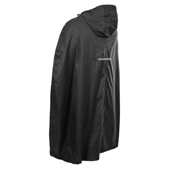 Trespass - Unisex Qikpac Waterdichte Opbergbare Poncho met Capuchon (Zwart) - Image 2