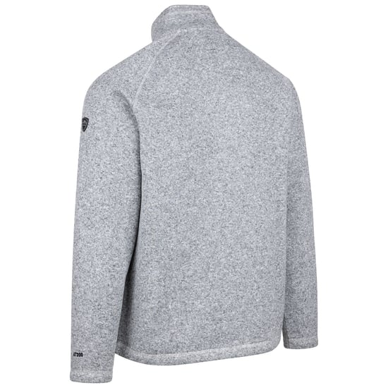 Trespass Heren Corsham Marl Half Zip Fleece Top (Grijs) - Image 2