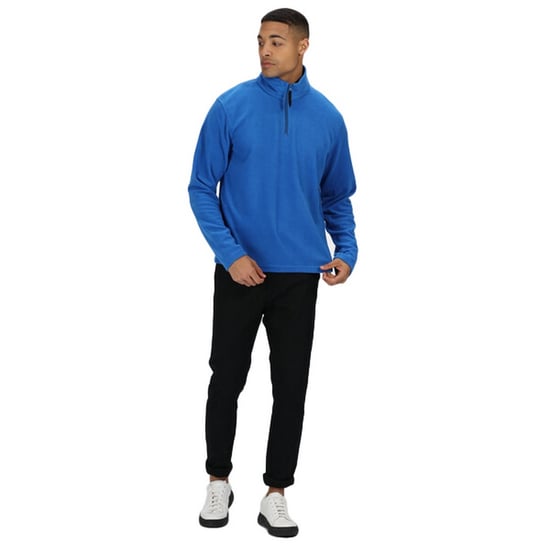 Regatta - Heren Micro Zip Turtle Neck Fleece Sweater (Blauw) - Image 4
