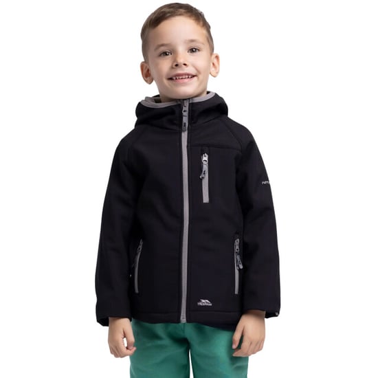 Trespass Kinderen/Kinderen Kian Softshell Jacket (Zwart) - Image 3