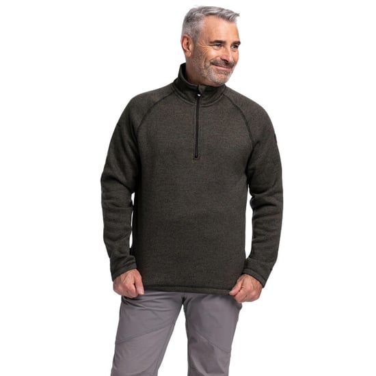 Trespass Heren Corsham Marl Half Zip Fleece Top (Donkere wijnstok) - Image 4