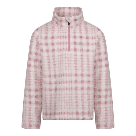 Trespass Kinder/Kinder Booker AT200 Half Zip Fleece Top (Zoet Roze) - Image 1