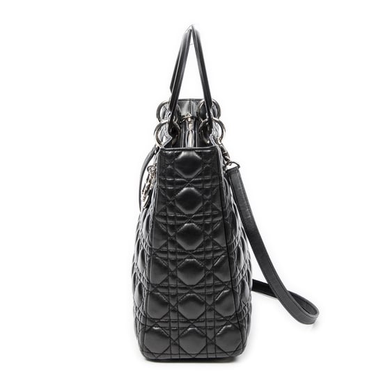 Large Lady Dior Zip Schoudertas - Image 3
