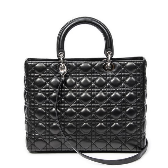 Large Lady Dior Zip Schoudertas - Image 5
