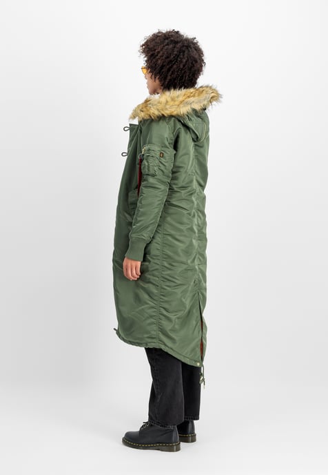 Long Fishtail Field Jacket Women - Image 3