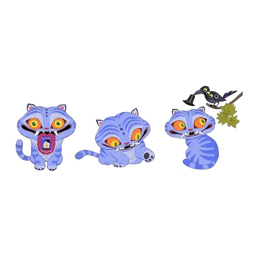 K-Pop Demon Hunters Two Tone Derpy Tiger Mok (Marineblauw/Wit/Blauw) - Image 2