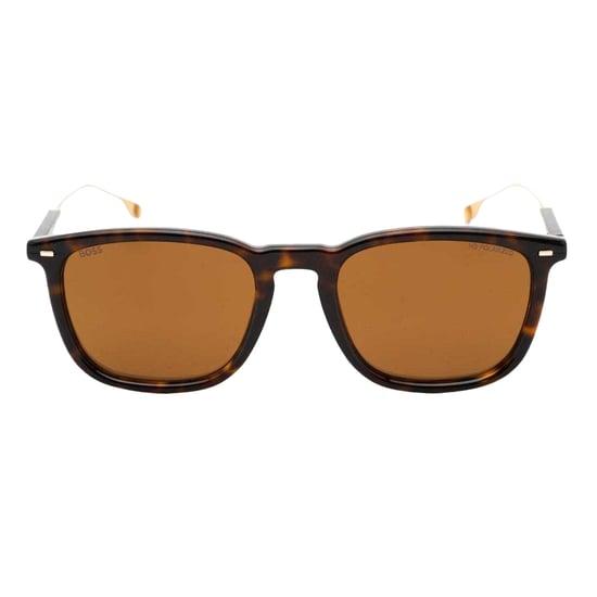 Hugo Boss Rechthoekige zonnebril heren (Havana Bruin) - Image 1