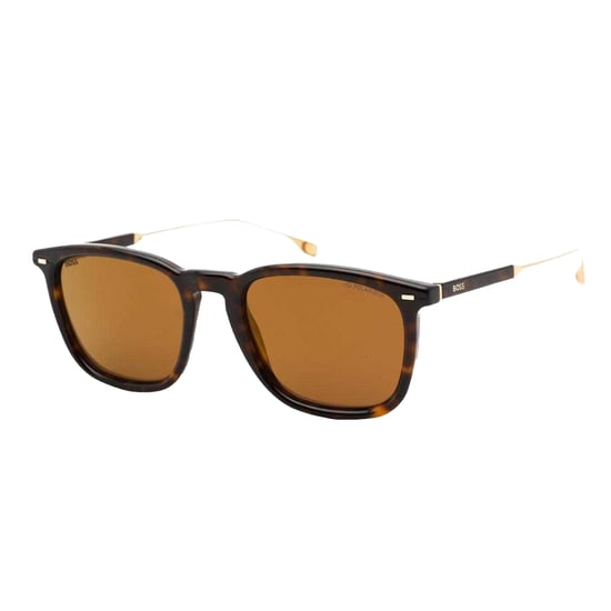 Hugo Boss Rechthoekige zonnebril heren (Havana Bruin) - Image 2