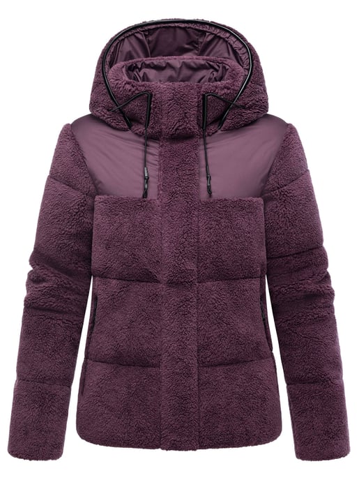 Marikoo dames teddy puffer jas met capuchon – model Kaguraa - Image 1