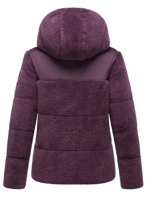 Marikoo dames teddy puffer jas met capuchon – model Kaguraa - Image 3
