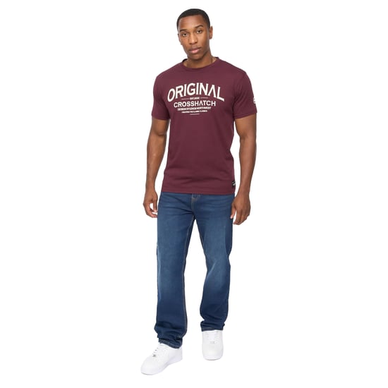 Crosshatch Heren Detendu Relaxed Fit Jeans (Donkere wasbeurt) - Image 4
