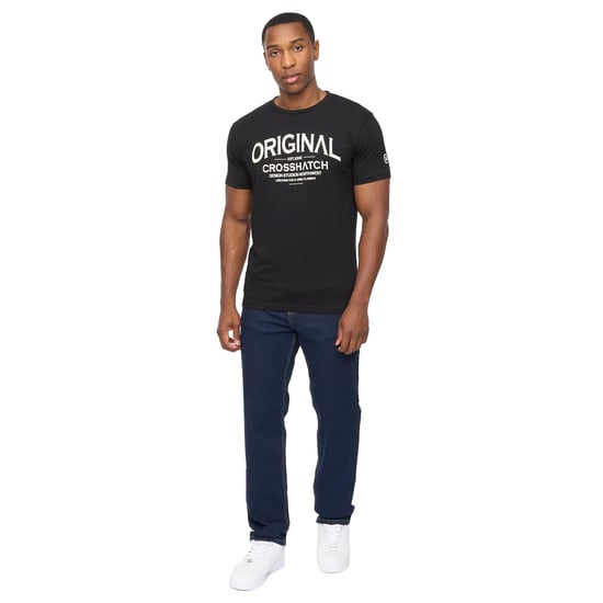 Crosshatch Heren Detendu Relaxed Fit Jeans (Rauwe was) - Image 4