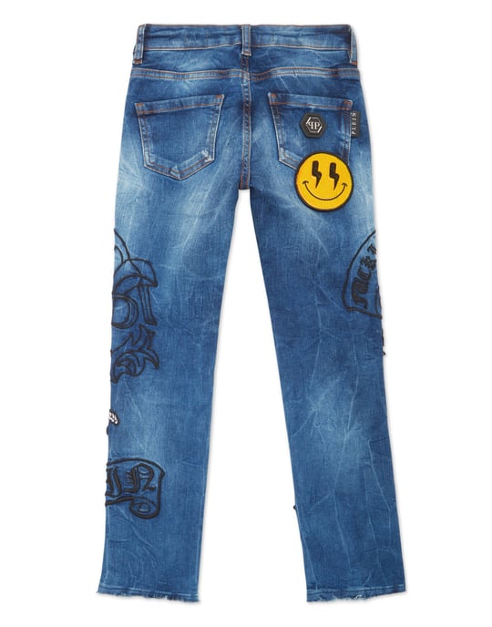 Denim Broek Losjes Smile - Image 2