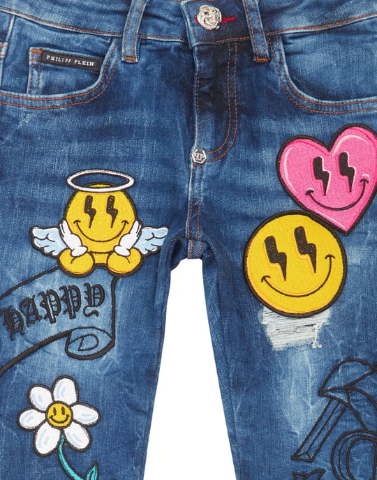 Denim Broek Losjes Smile - Image 3