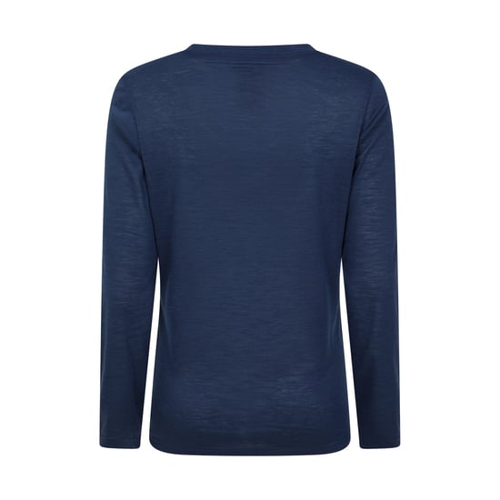 Mountain Warehouse Dames/Dames Agra Slub Top met lange mouwen (Marine) - Image 2