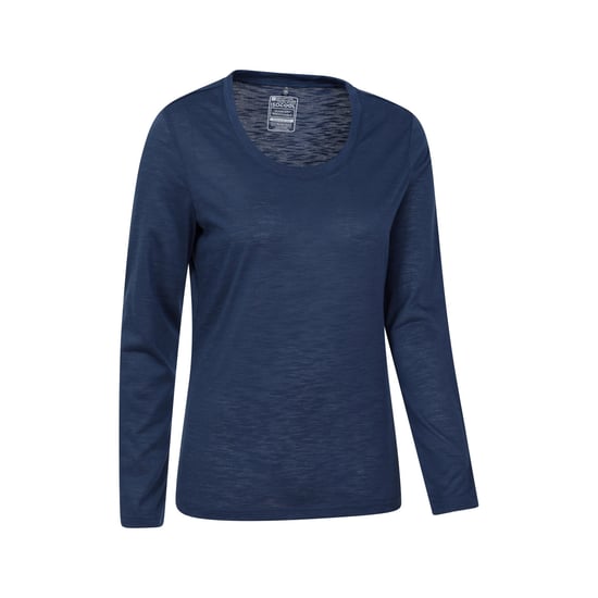 Mountain Warehouse Dames/Dames Agra Slub Top met lange mouwen (Marine) - Image 4