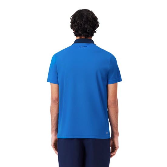 Lacoste Heren Novak Djokovic Tennis Poloshirt (Blauw) - Image 2
