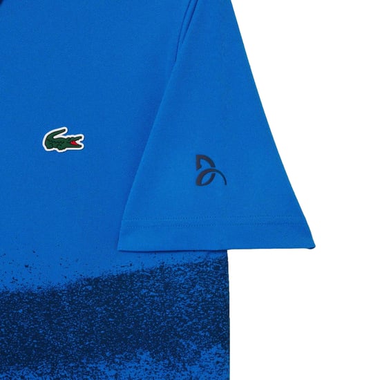 Lacoste Heren Novak Djokovic Tennis Poloshirt (Blauw) - Image 4