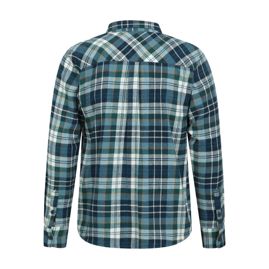 Mountain Warehouse Heren Flanellen Overhemd Trace (Set van 2) (Maisblauw) - Image 2