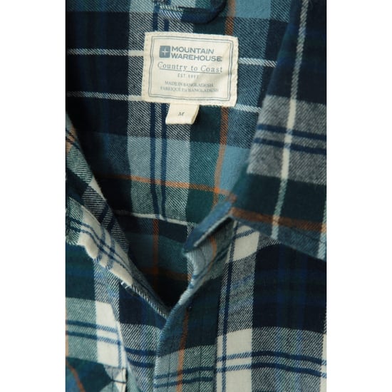 Mountain Warehouse Heren Flanellen Overhemd Trace (Set van 2) (Maisblauw) - Image 5