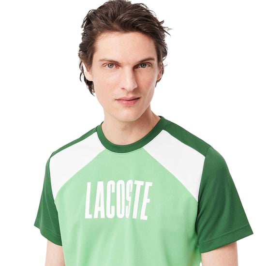 Lacoste Heren Kleurblok T-shirt (Groen) - Image 3