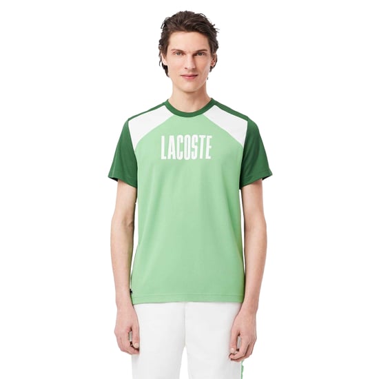 Lacoste Heren Kleurblok T-shirt (Groen) - Image 4