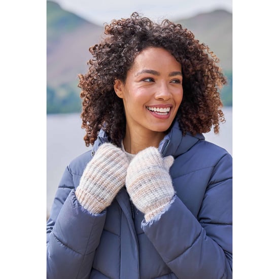 Mountain Warehouse Dames/Dames Isotherm wanten met imitatiebontvoering (Beige) - Image 1